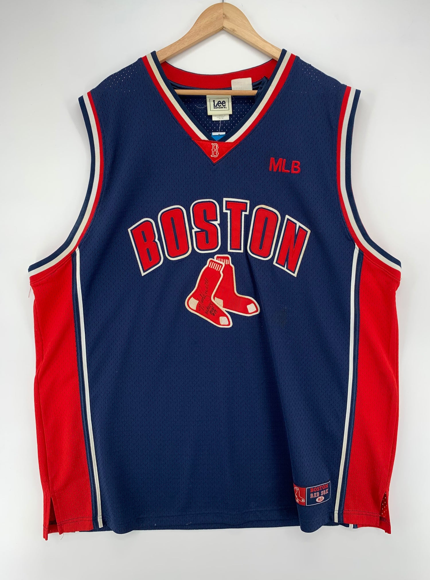 Lee Sport Boston Red Sox MLB Signed 2XL