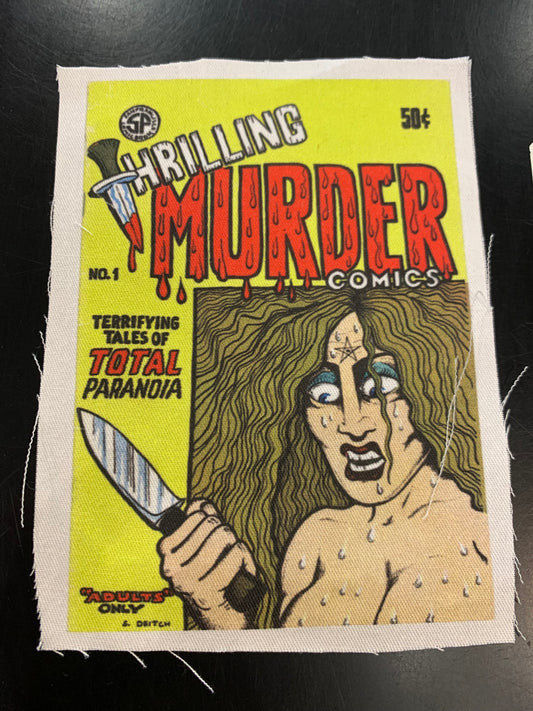 Patch Thrilling Murder Comics - Custom Rework da cucire