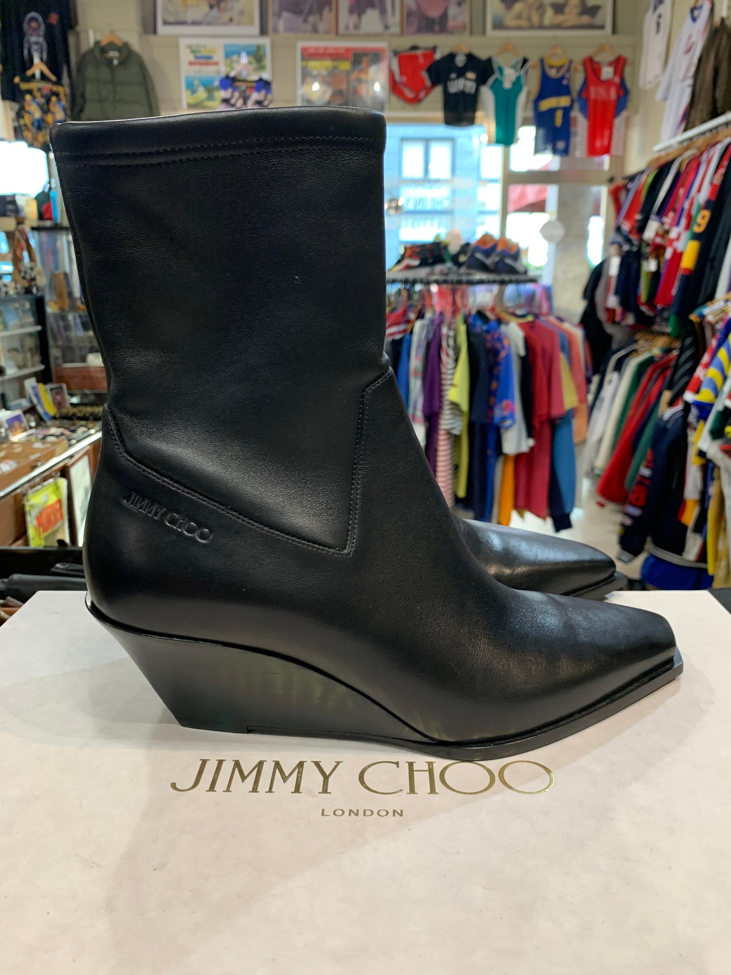 Stivaletti alla caviglia pelle Jimmy Choo Donna n.40