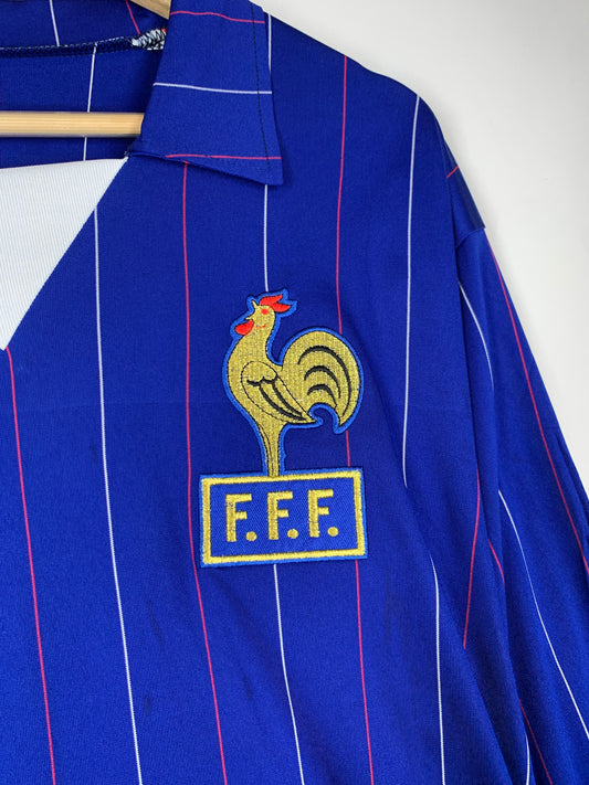 Maglia calcio Adidas France Tg.M 1982 Vintage Replica
