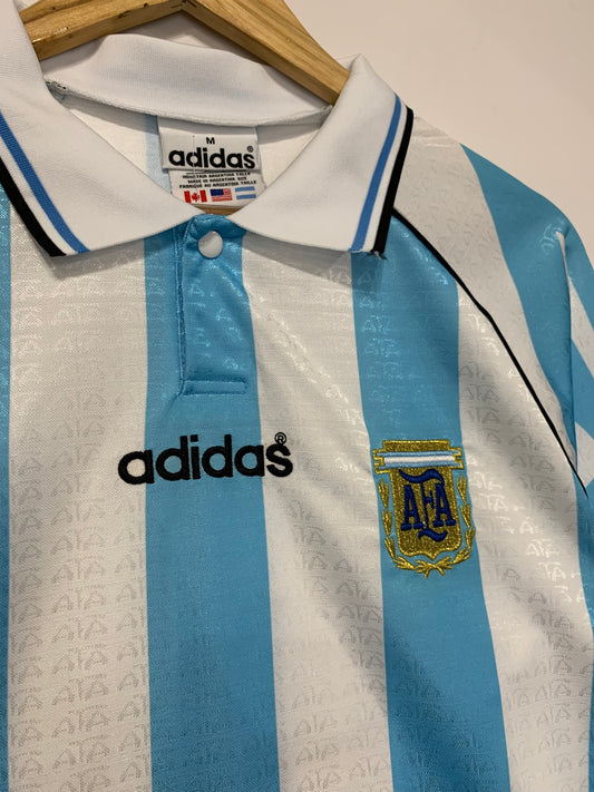 Maglia calcio Adidas Argentina Tg.M 1996 Vintage Replica