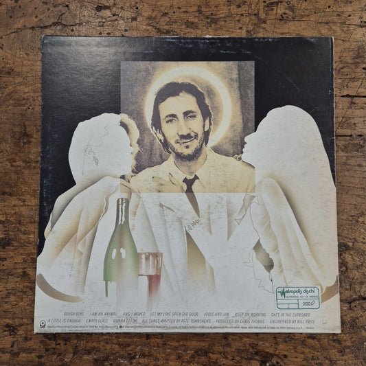 LP Pete Townshend - Empty Glass Atlantic W 50 699 Made In Italy Vinile Rock