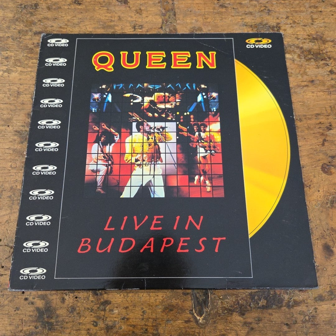 LP Queen - Live In Budapest 0805101 1987 CDV Made In UK Rock Vinil