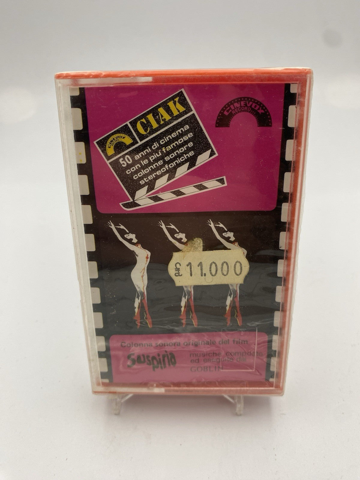 MUSICASSETTA Tape SS Goblin Suspiria Ost Dario Argento Rara Mc Ciak 1980 Rara