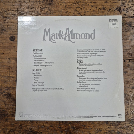 LP Mark Almond 1 LILP 4.00105 like Records 1985 Musica New Wave Rock Vinile