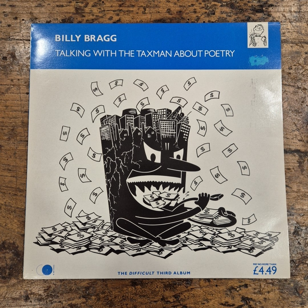 LP Billy Bragg Talking With The Taxman About Poetry AGOLP 6 Electronic Rock