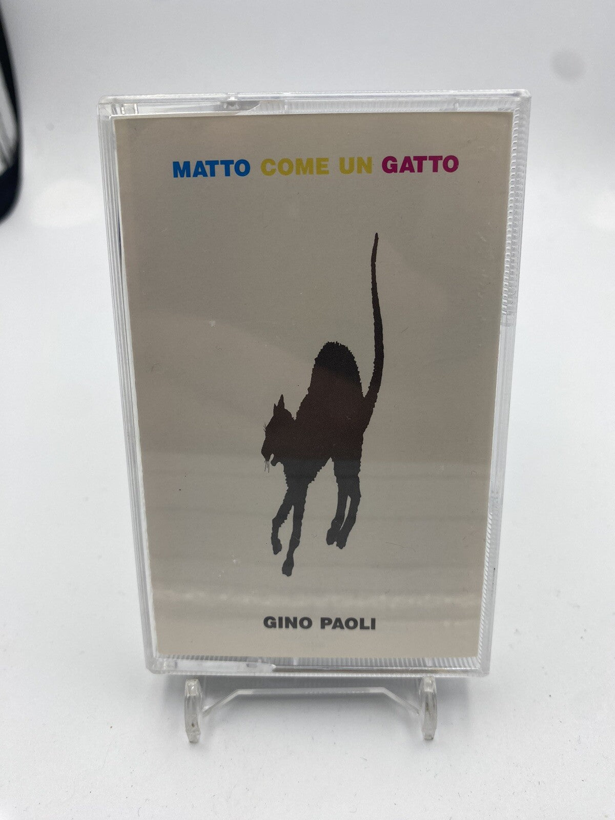 MUSICASSETTA Tape VG Gino Paoli – Matto Come Un Gatto Italy 1991 Pop