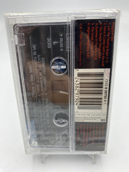 MUSICASSETTA Tape SS Joe Cocker – Have A Little Faith Rock 1994 Pop
