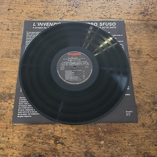 LP Various - L'Invenzione Del Verso Sfuso HP 21 1989 Jazz Vinile Made In Italy