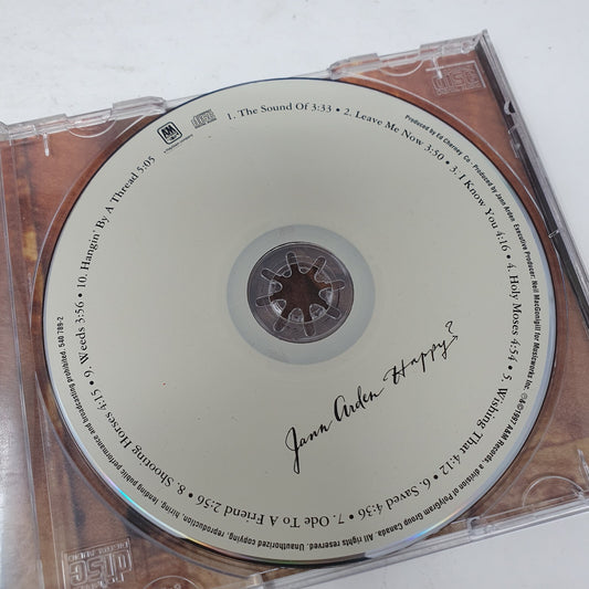CD Jann Arden – Happy? A&M Records – 31454 0789 2