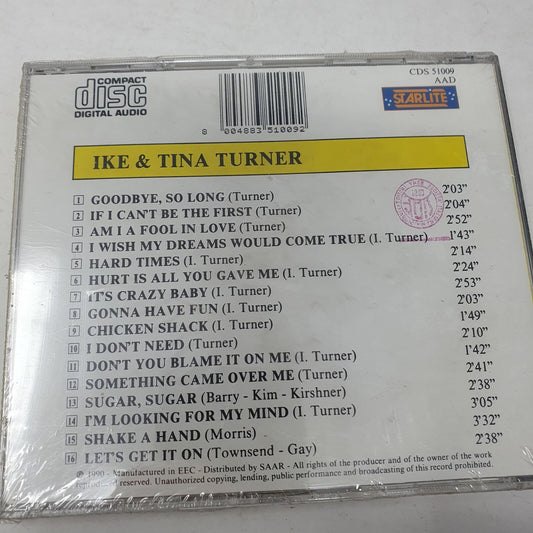 CD Ike & Tina Turner Starlite CDS 51009 Sealed