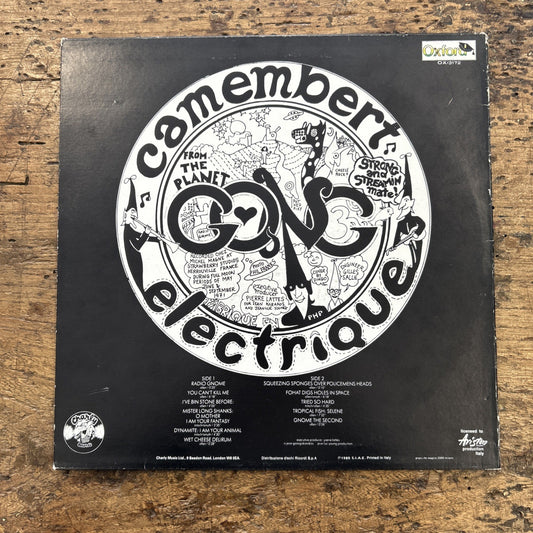 LP Camembert Electrique - Gong OX/3172 VINILE Made In Italy Psychedelic Rock