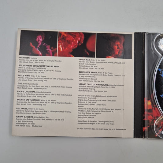 CD rock Jimi Hendrix In The West 88697 93622 2 Opendisc Sony Music 2011