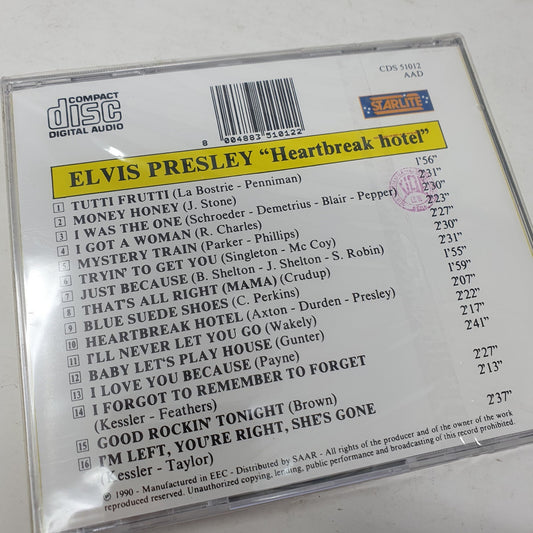 CD Elvis Presley – Heartbreak Hotel Starlite – CDS 51012 Sealed
