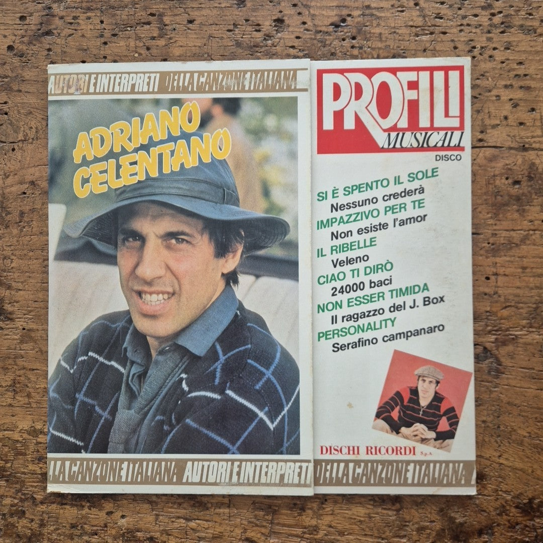 LP Adriano Celentano - Profili Musicali SRIC 009 Musica Italiana Vinile