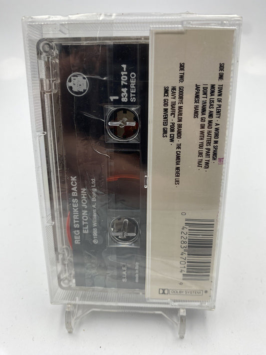 MUSICASSETTA Tape SS Elton John – Reg Strikes Back Rock Pop Sigillata 1988