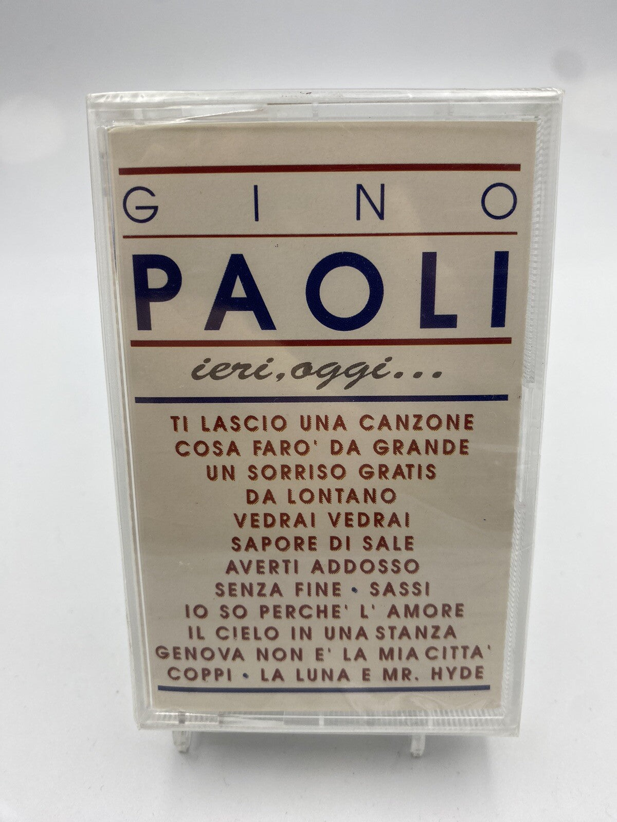MUSICASSETTA Tape SS Gino Paoli - Ieri…oggi… Italy Vocal