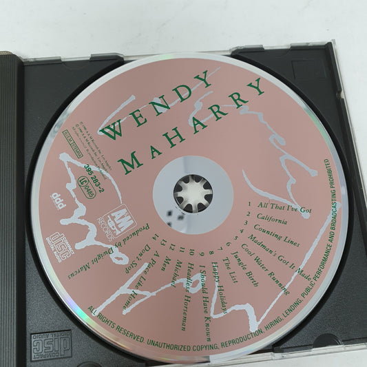 CD Wendy MaHarry Same A&M Records – 395 283-2