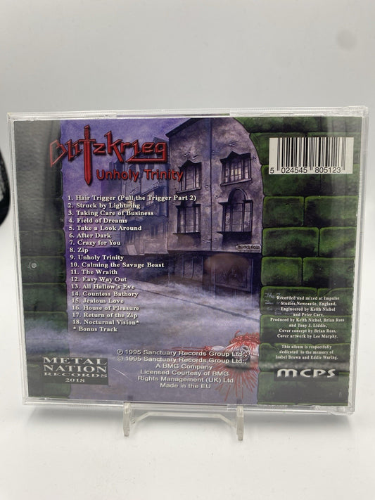 CD Blitzkrieg – Unholy Trinity Rock Metal