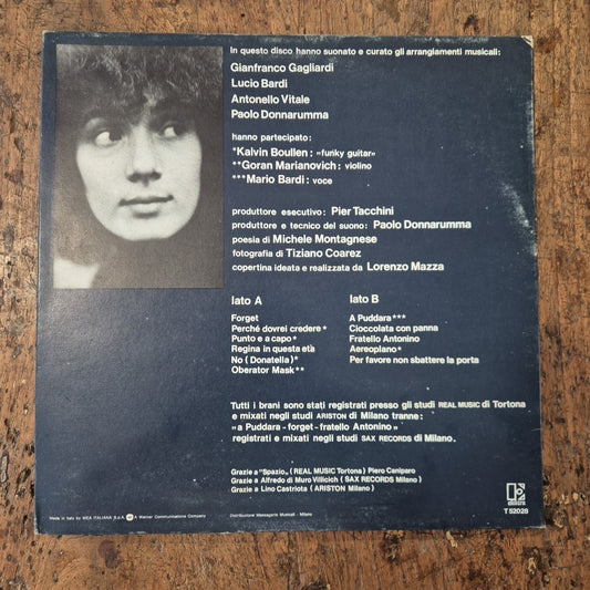 LP Donatella Bardi - A Puddara È Un Vulcano T 52028 Made In Italy 1975 Vinile