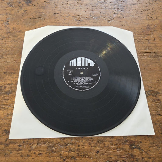 LP Sarah Vaughan - Tenderly ML 56.003 Jazz Vinile Made In Italy