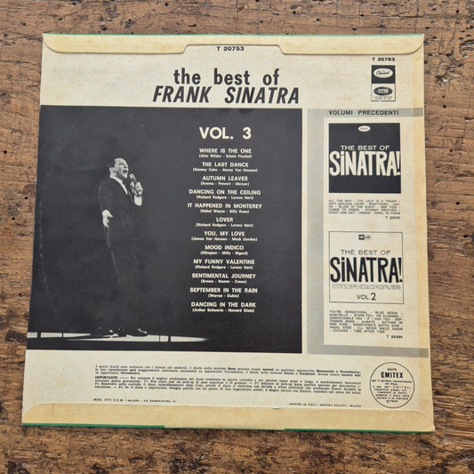 LP The Best Of Frank Sinatra Vol. 3 T 20753 Jazz Big Band VINILE 12