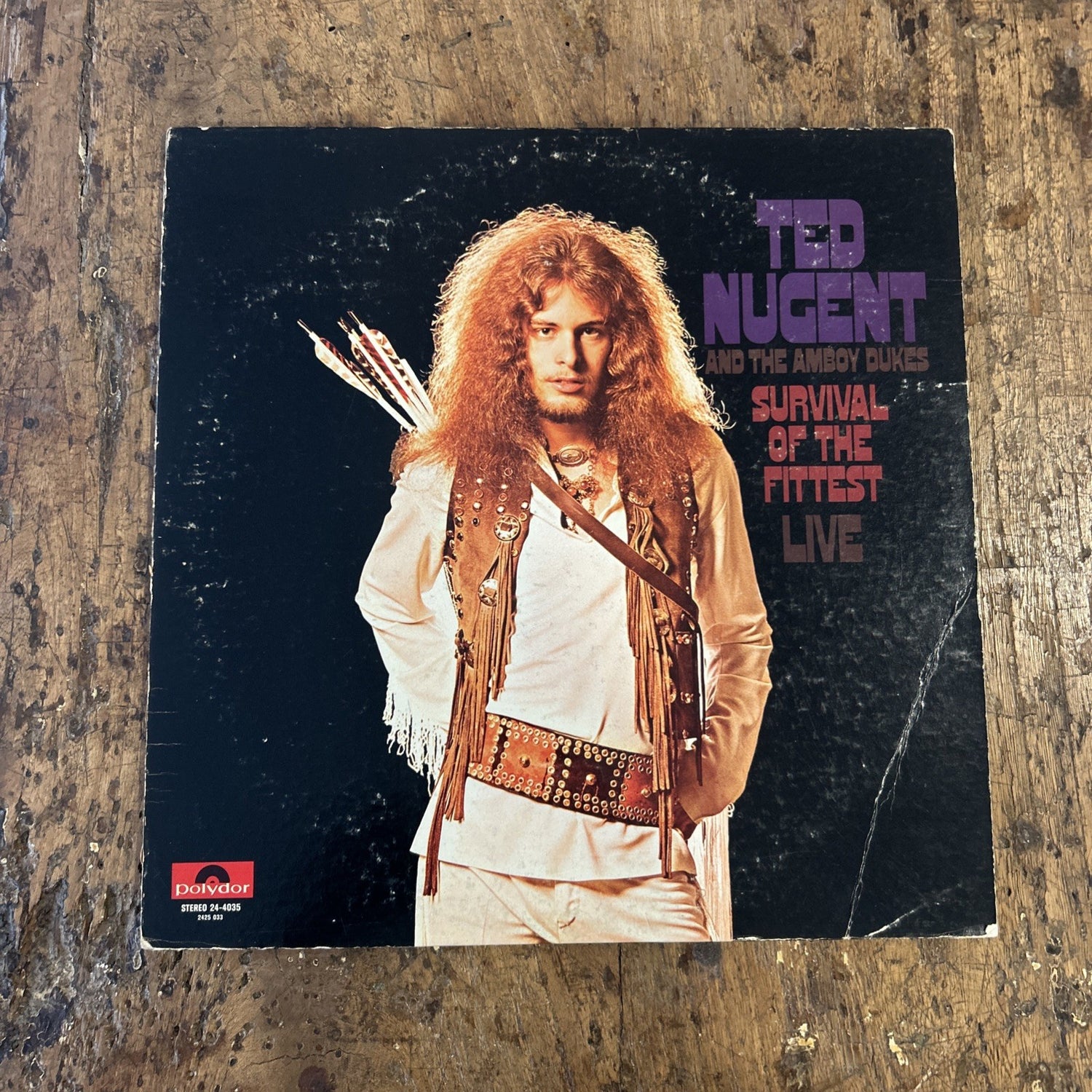 LP Ted Nugent And The Amboy Dukes - Survival Of The Fittest 24-4035 Psychedelic