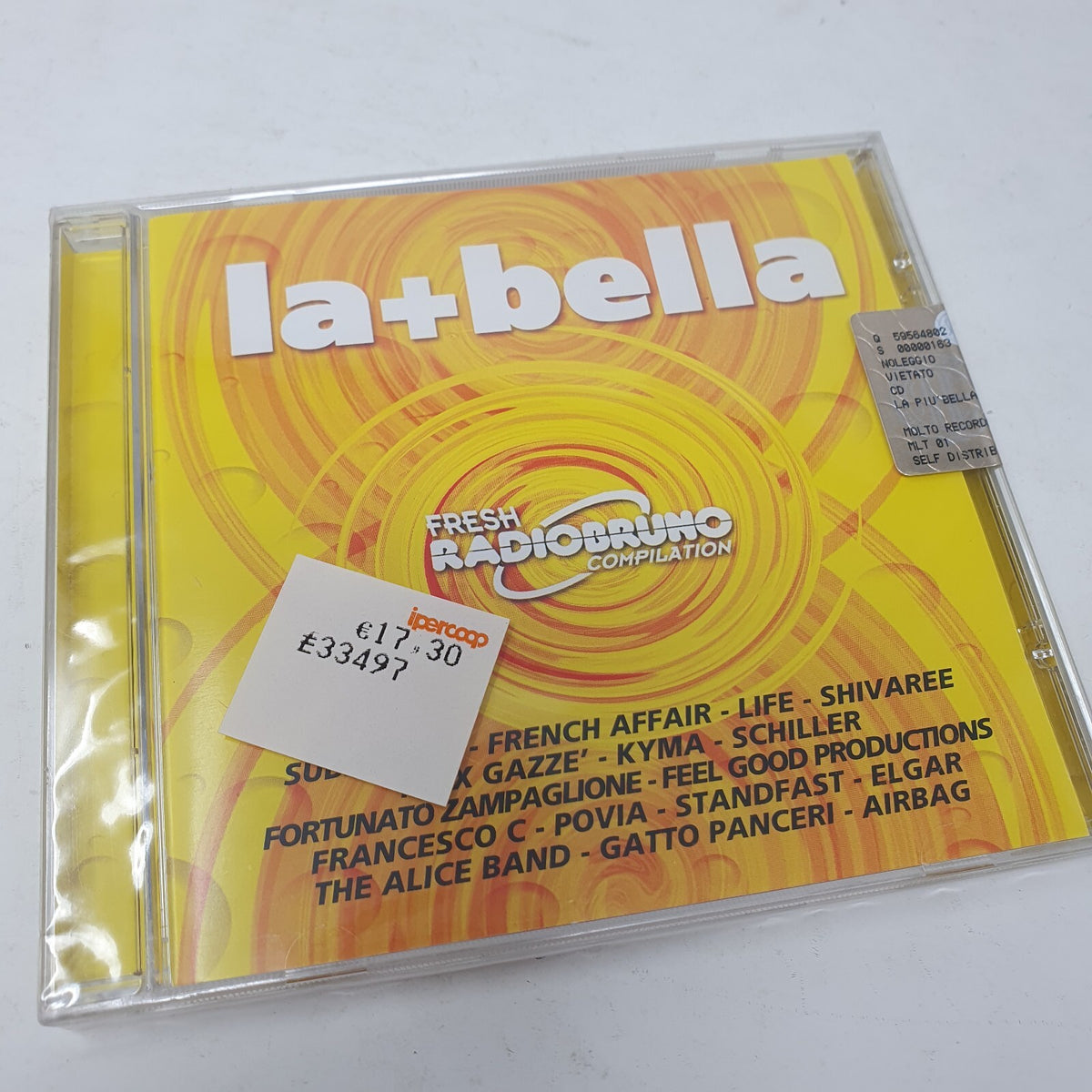 CD La + Bella Radiouno Fresh Compilation Sealed