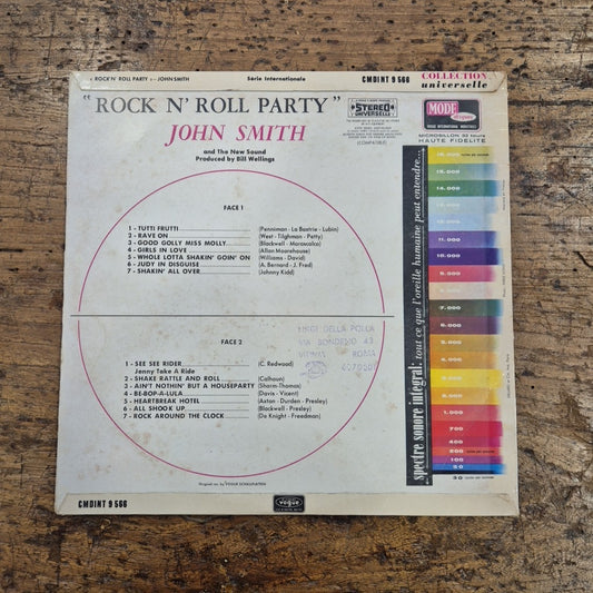 LP John Smith - Rock 'N' Roll Party 9566 A Musica Pop Rock Vinile 12