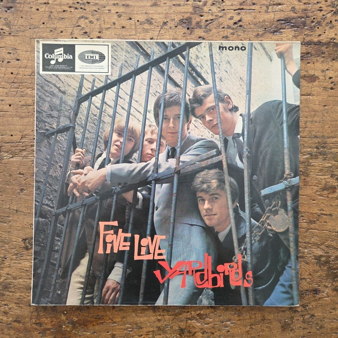 LP Yardbirds - Five Live Yardbirds 33SX 1677 1964 Made In UK Rock Music