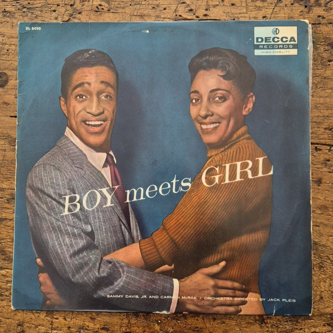 LP Sammy Davis Carmen McRae Boy Meet Girl Primo Appuntamento DL 8490