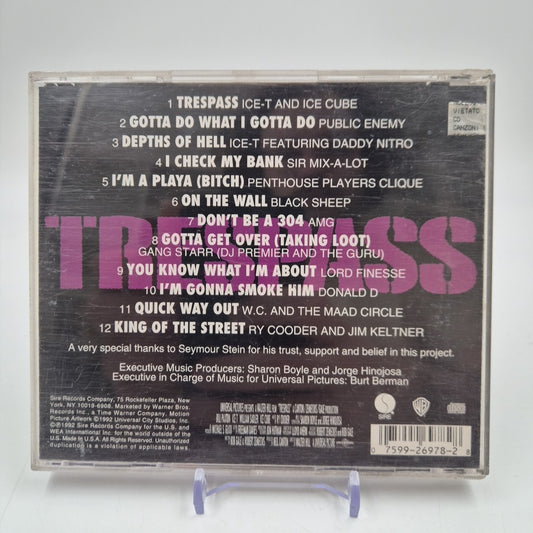 CD ost TRESPASS Music From The Motion Picture Colonna Sonora