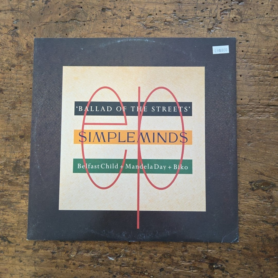 LP Simple Minds - Ballad Of The Streets SMXT3 1989 Musica Pop Vinile
