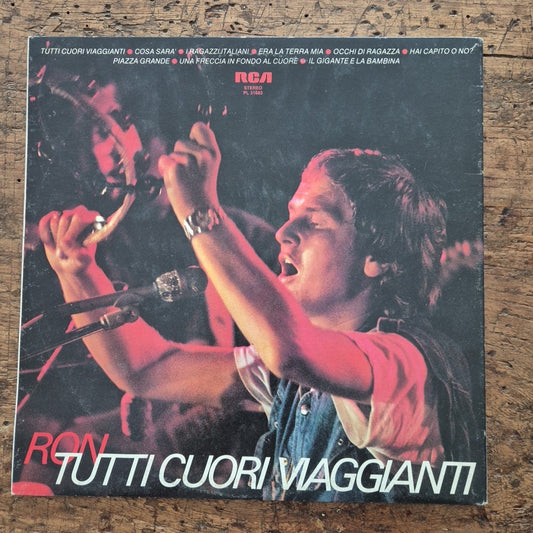LP Ron Tutti I Cuori Viaggianti PL 31683 Italiana Vinile Chanson Pop Vocal
