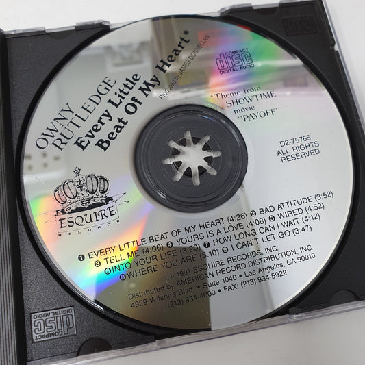 CD Owny Rutledge – Every Little Beat Of My Heart Esquire Records