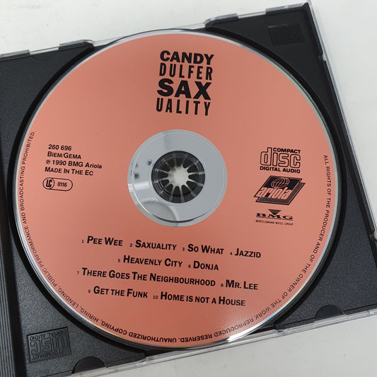 CD Candy Dulfer – Saxuality Ariola – 260.696