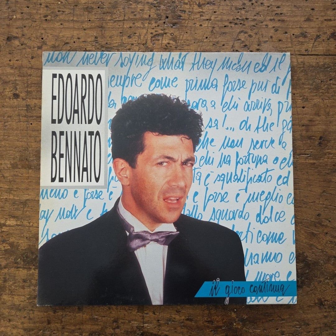 LP Edoardo Bennato - Il Gioco Continua 55EB 109 1988 Musica Italiana Vinile