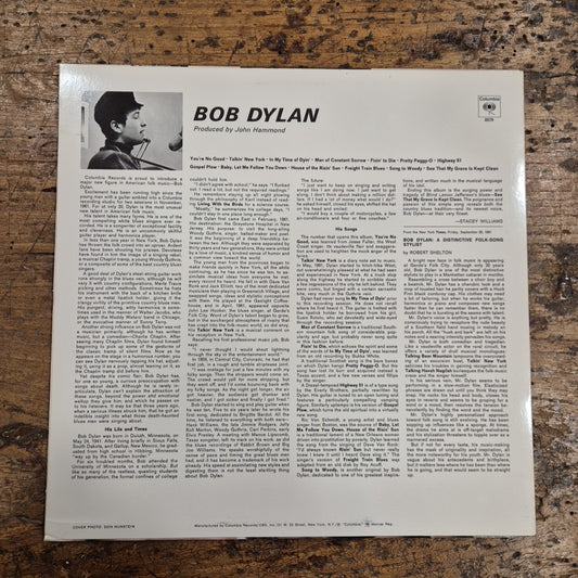LP Bob Dylan Columbia Pc 8579 Made In Usa Ristampa Musica Rock Vinile