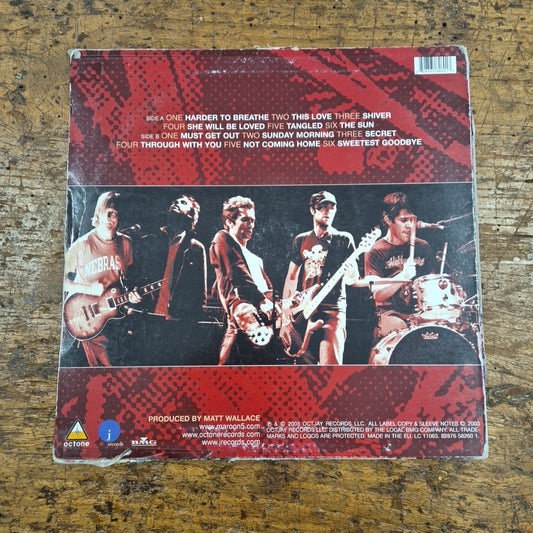 LP Maroon 5 - Songs About Jane 82876582601 Europe 2003 Pop Rock Vinile