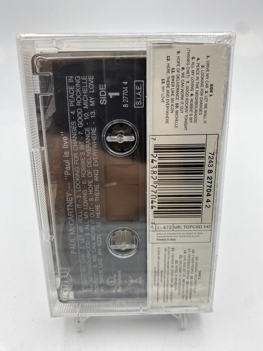 MUSICASSETTA Tape SS Paul McCartney – Paul Is Live Rock Pop 1993 Cassetta Old