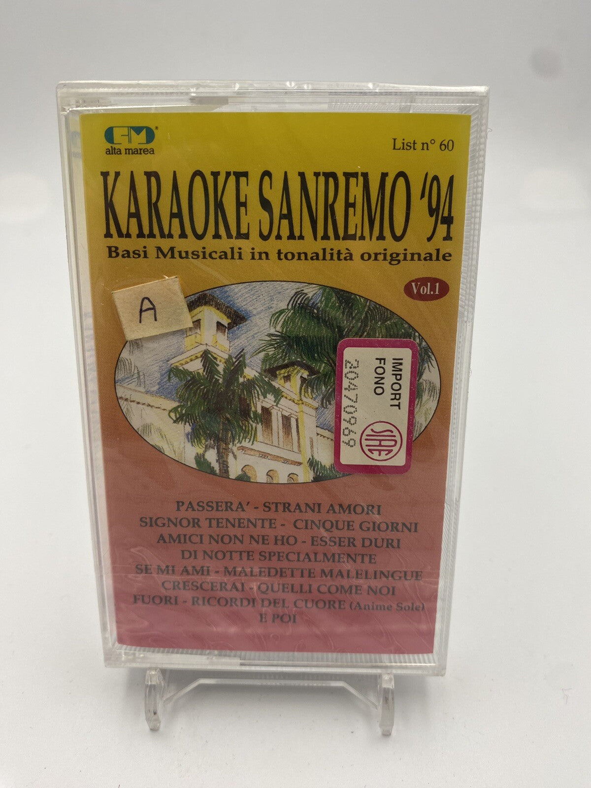 MUSICASSETTA Tape SS Various- Karaoke Sanremo 94 Italy