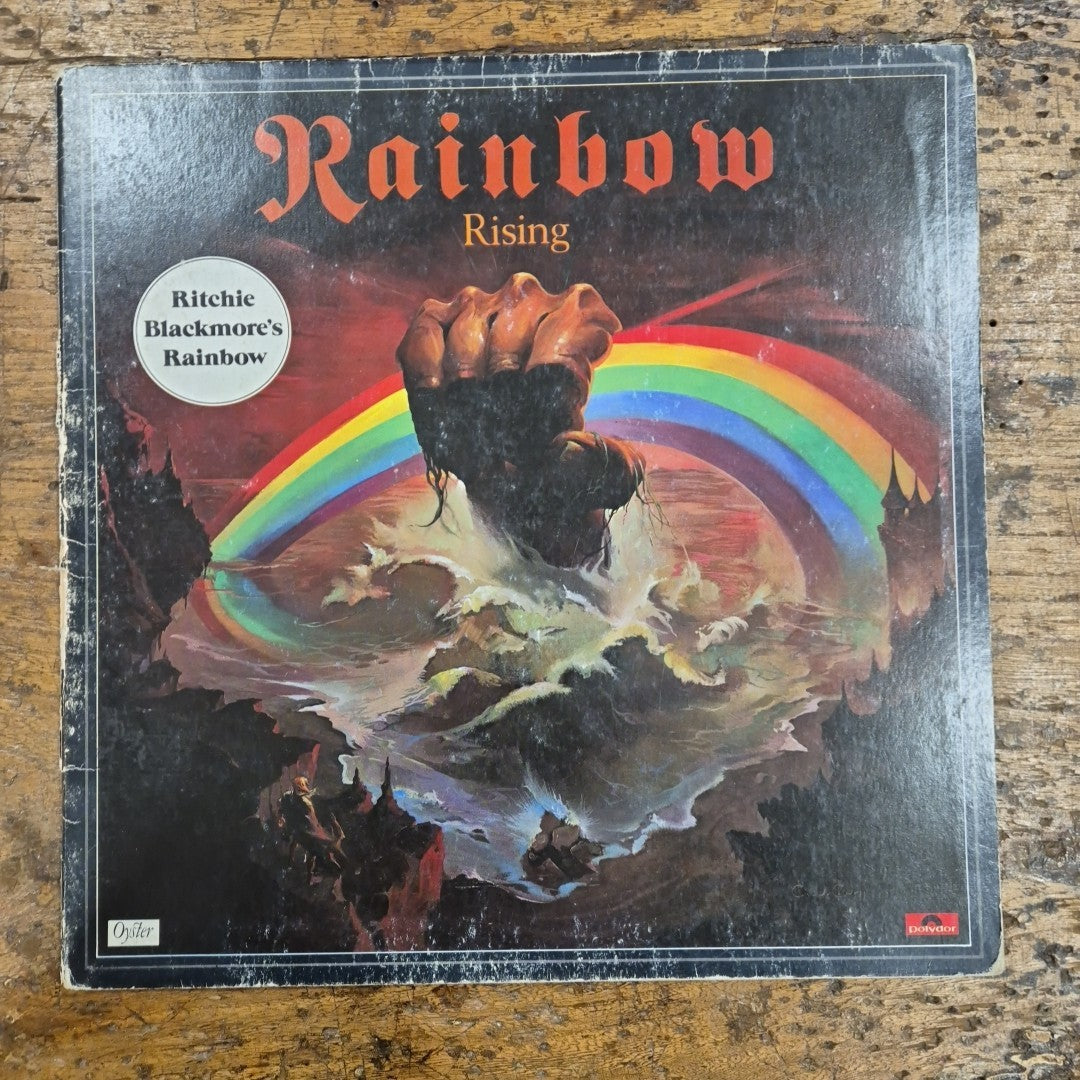 LP Rainbow - Rising Oyster 2391 224 Made In Italy 1976 Musica Rock Vinile