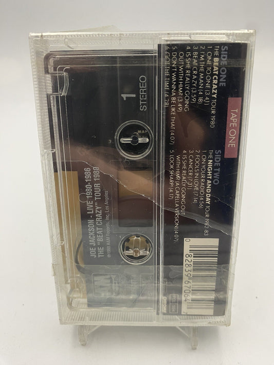 MUSICASSETTA TAPE SS Joe Jackson – Live 1980/86 Rock Pop 1988 Tape One
