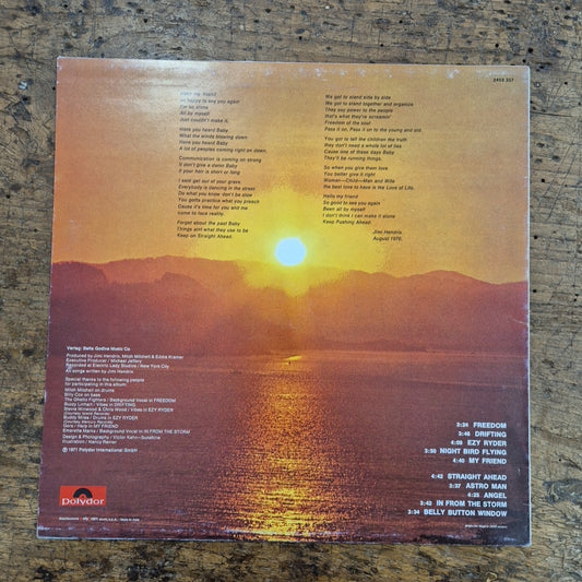 LP Jimi Hendrix - The Cry Of Love 2459 337 Made In Italy 1971 Rock Vinile