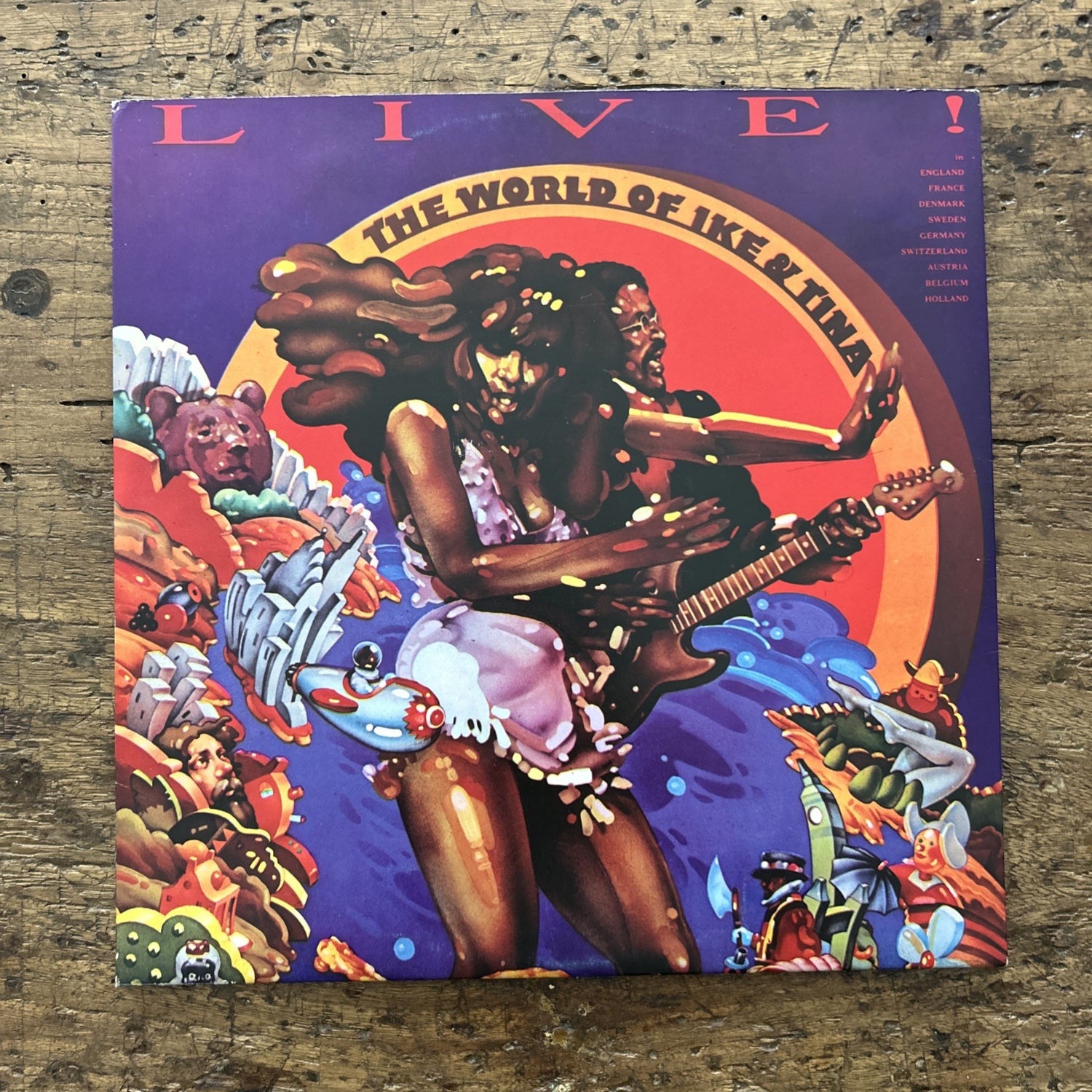 LP Ike & Tina Turner The World Of Ike & Tina UAD 60043/4 Funk Soul Disco Vinile