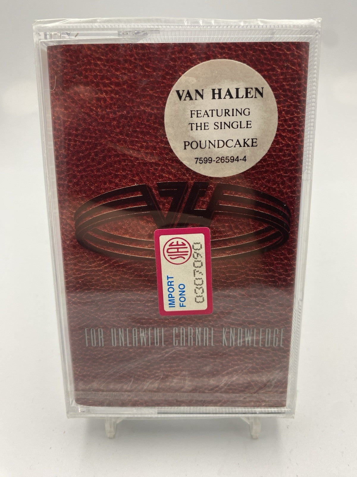 MUSICASSETTA Tape SS Van Halen – For Unlawful Carnal Knowledge Rock Sigillata