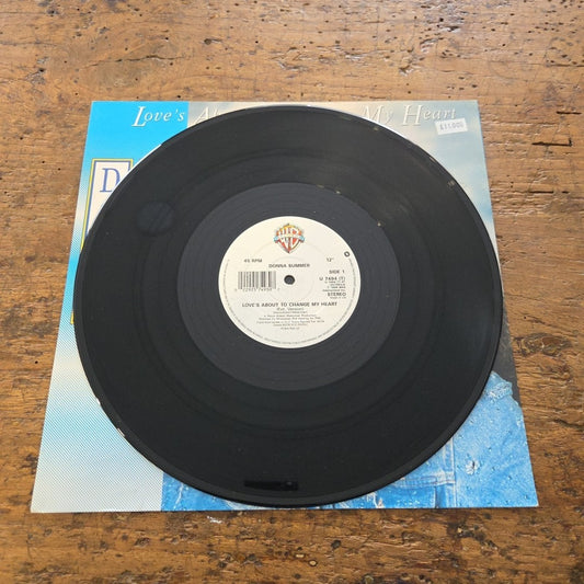 LP Donna Summer -Love's About To Change My Heart U 7494 T 1989 Musica Pop Vinile