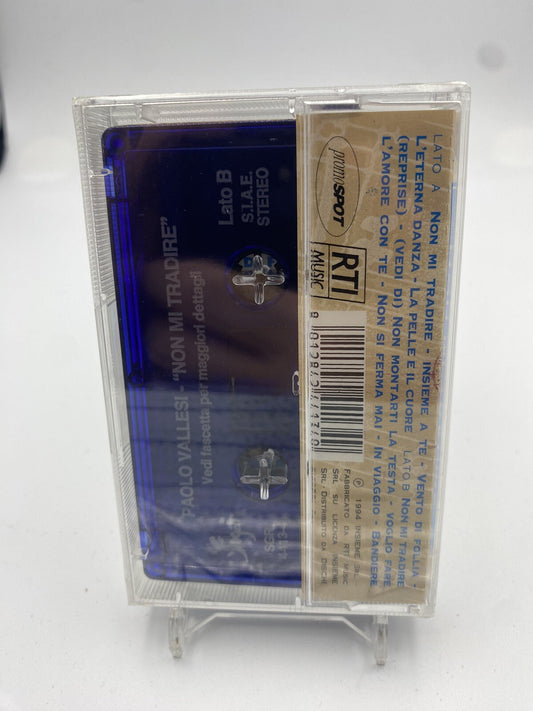 MUSICASSETTA Tape SS Paolo Vallesi MC7 Non Mi Tradire Italy