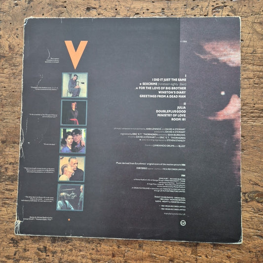 LP Eurythmics - 1984 For The Love Of Big Musica Rock Pop Synth-Pop Vinile 12