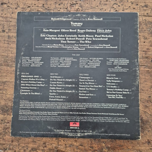 LP The Who - Tommy Original Soundtrack Recording 2335 093 Rock Vinile 12